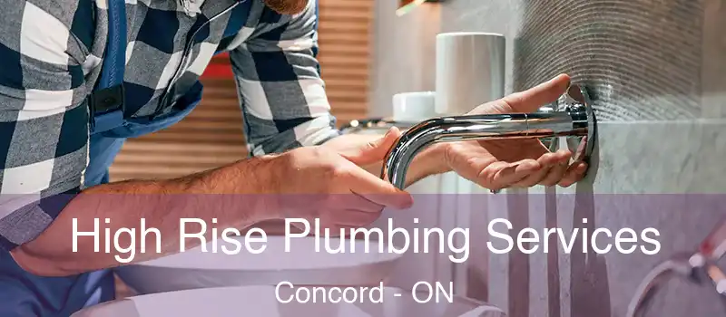  High Rise Plumbing Services Concord - ON