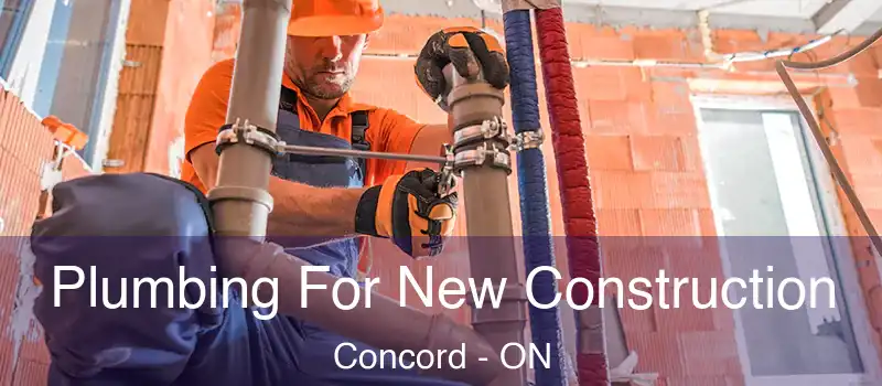  Plumbing For New Construction Concord - ON