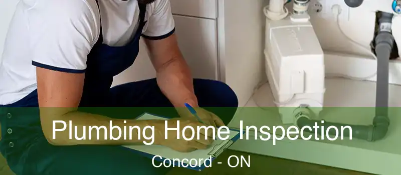  Plumbing Home Inspection Concord - ON