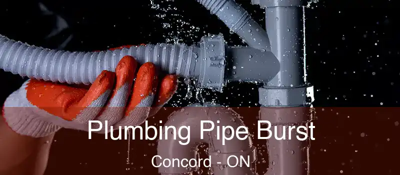  Plumbing Pipe Burst Concord - ON